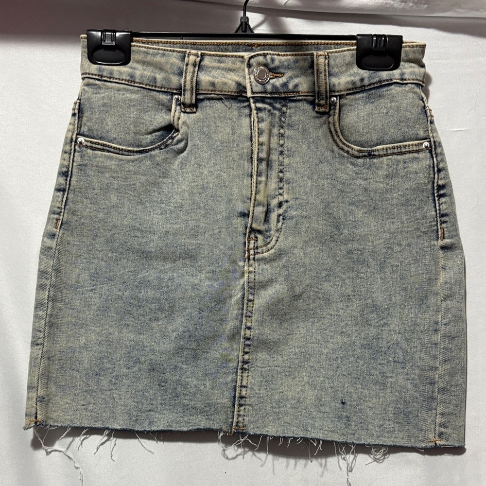 Streetwear Society Light Blue Mini Skirt
